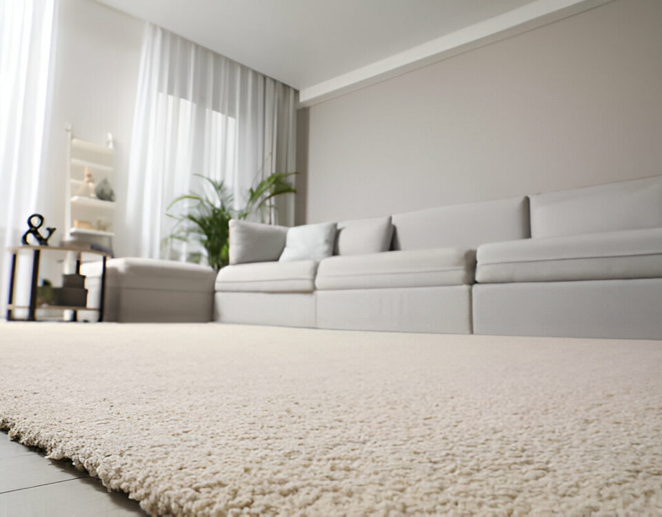 white carpet